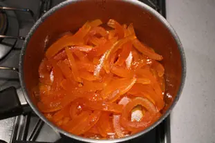 Candied grapefruit peel : Photo of step #7