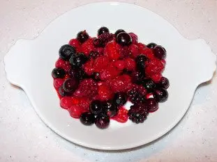 Soft fruits in sabayon : Photo of step #5