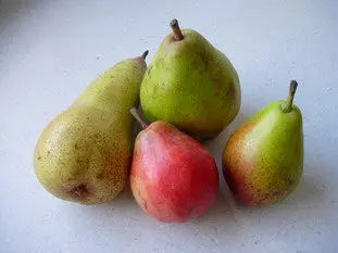 4 pears salad with vanilla : Photo of step #1