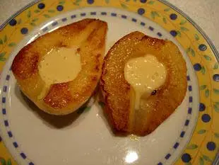 Sautéed pears with custard and orange syrup  : Photo of step #6
