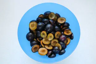 Jelly-style plum jam : Photo of step #2
