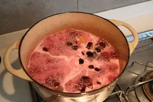 Jelly-style plum jam : Photo of step #5