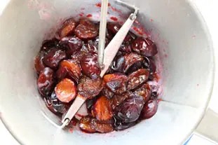 Jelly-style plum jam : Photo of step #6