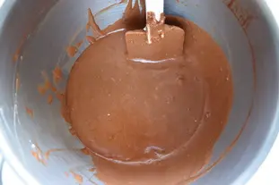 Mousse with two chocolates : Photo of step #11