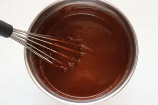 Mousse with two chocolates : Photo of step #6