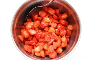 Strawberry mousse with mascarpone : Photo of step #7