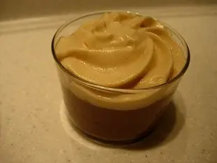 Chocolate cream with a crunch, irish coffee mousse