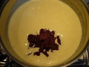 Chocolate cream with a crunch, irish coffee mousse : Photo of step #7