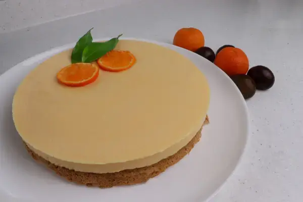 Clementines and chestnuts entremet