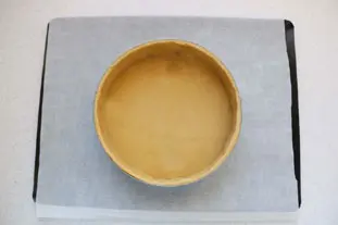 Parisian-style chocolate custard tart : Photo of step #3