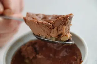 Pear and chocolate Paris puddings