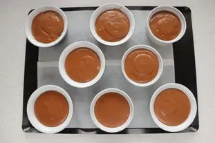 Pear and chocolate Paris puddings
