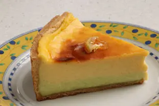 Lemon and lime custard tart