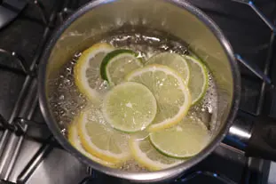 Lemon and lime custard tart : Photo of step #6