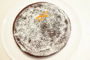 Soft chocolate-orange cake