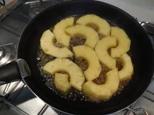 Caribbean upside-down cake : Photo of step #3