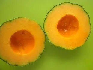 Melon with port sorbet : etape 25