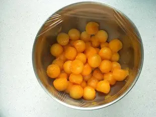 Melon with port sorbet : Photo of step #3