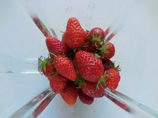 Strawberry sorbet : Photo of step #1
