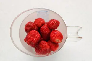 Strawberry-mint sorbet : Photo of step #1