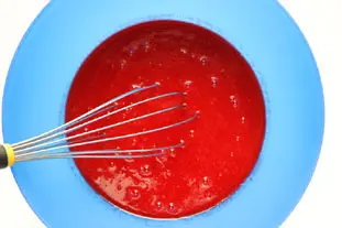 Strawberry-mint sorbet