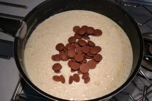 Chocolate rice pudding : Photo of step #4