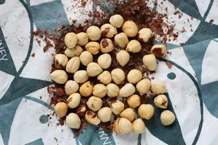 Little chocolate and hazelnut fondants : Photo of step #3