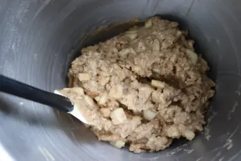 Oatmeal and apple cookies