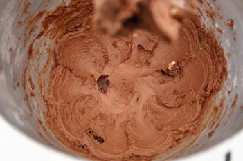 Melt-in-your-mouth chocolate shortbread cookies : Stage 2