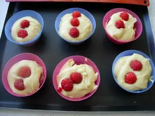 Raspberry muffins : Photo of step #6