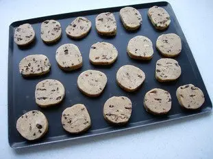 Chocolate almond cookies : Photo of step #6