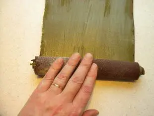 Chocolate and matcha tea biscuits : Photo of step #12