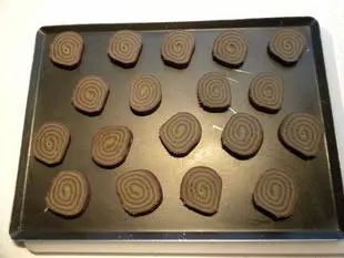 Chocolate and matcha tea biscuits : Photo of step #16
