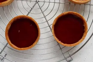 Double raspberry tartlets : Photo of step #4