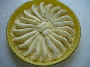 Pear tart with almond cream : Photo of step #5