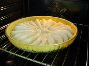 Pear tart with almond cream : Photo of step #26