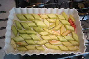 Breton apple and rhubarb tart  : Photo of step #8