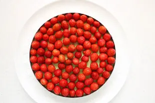 Breton strawberry and verbena tart : Photo of step #5