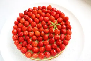 Breton strawberry and verbena tart : Photo of step #7