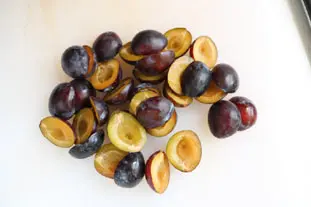 Plum tart "En passant par la Lorraine" : Photo of step #3