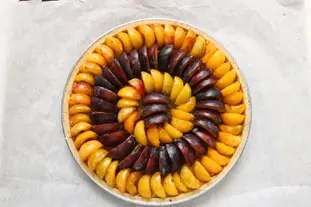 Plum tart "En passant par la Lorraine" : Photo of step #8