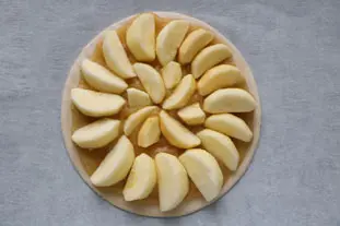 Express apple tart