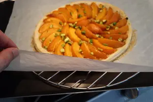 Crisp apricot and pistachio tart : Photo of step #10