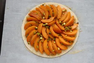 Crisp apricot and pistachio tart : Photo of step #8