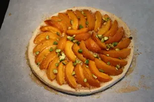 Crisp apricot and pistachio tart : Photo of step #9