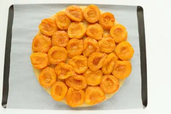 Shortbread tart with sweet apricots and rosemary : Photo of step #26