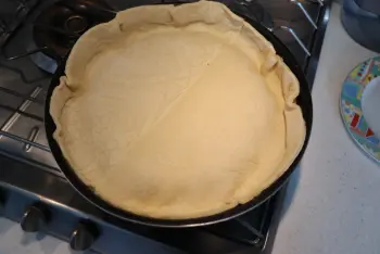 Boulangère tart tatin with vine nectarines