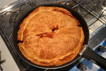 Boulangère tart tatin with vine nectarines