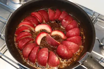 Boulangère tart tatin with vine nectarines