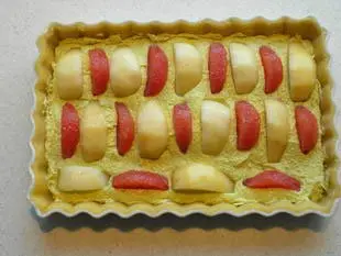 Pear, grapefruit and pistachio tart : Photo of step #26